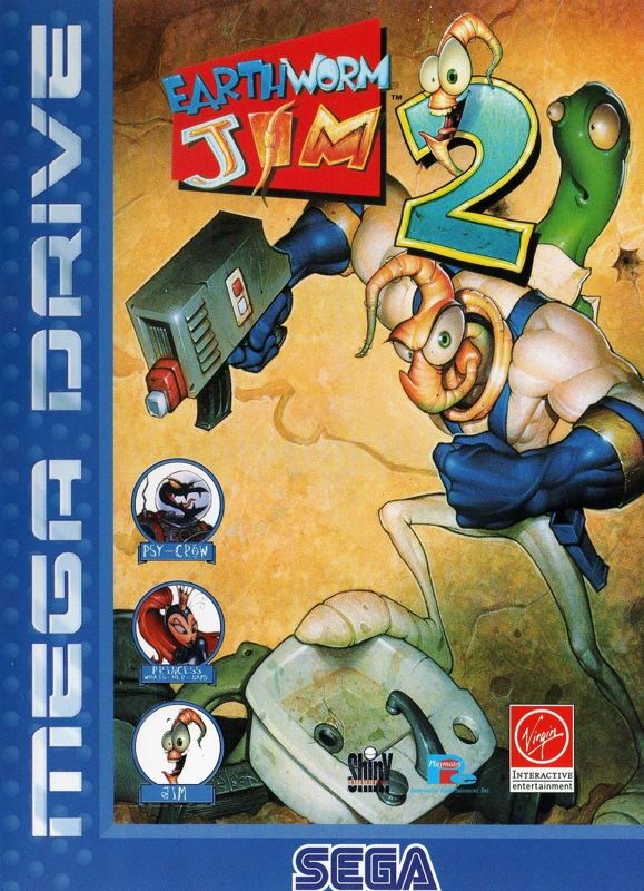 Earthworm Jim 2 box art