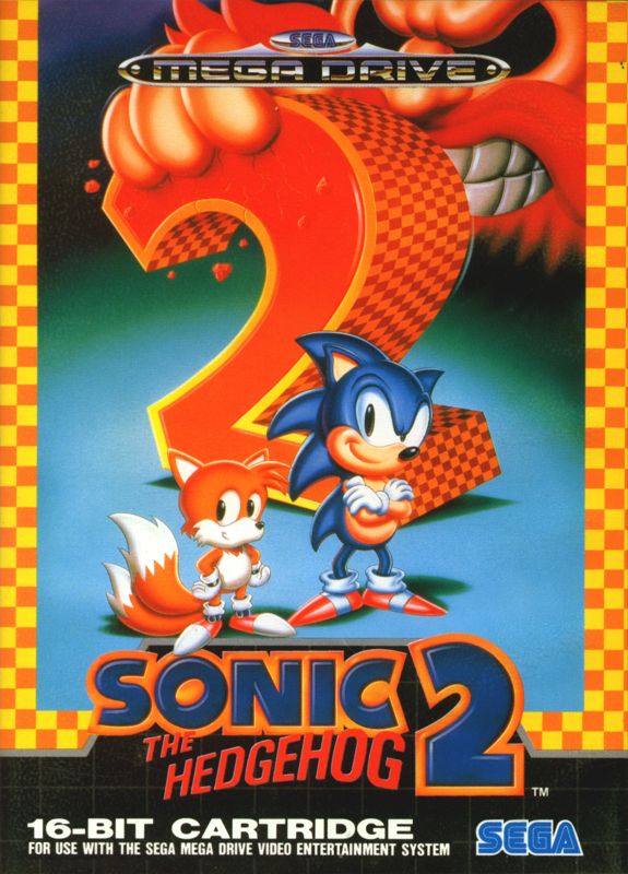 Sonic the Hedgehog 2 box art
